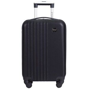 Travelers Club 20-inch Hard Side Spinner Rolling Carry-On - Black